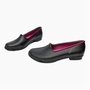 COUGAR Waterproof Ruby Black Embossed Rain Shoes Size 9